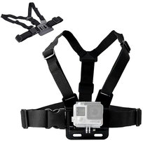 Szelki Na Kamerę Sportową Gopro Sjcam Uchwyt Typu Chest Mount Czarny Ap29 Aptel
