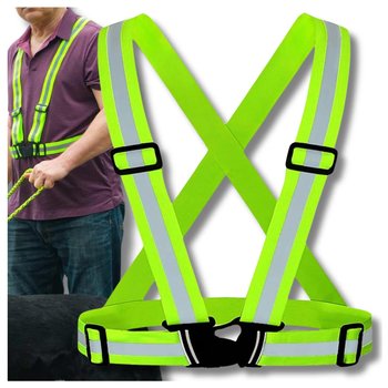 Szelki odblaskowe kamizelka na rower do biegania - Edibazzar