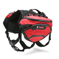 Szelki - plecak dla psa Travel czerwony S