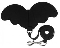 Szelki Ze Skrzydełkami Dla Małego Psa Kota Ze Smyczą S 2-3,5kg (czarne) Mimport