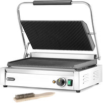 Szeroki Grill Kontaktowy Elektryczny Panini Xl 2700W 545 Mm Hendi 263624