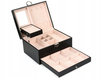 Szkatułka Na Biżuterię Organizer Kuferek Pudełko X - Gordon