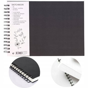 Szkicownik Blok A4 Do Markerów Twarda Oprawa Na Spirali 50Ark - Happy Mimi