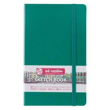 Szkicownik Ciemno Zielony 140G 13X21Cm 80K Talens - Talens