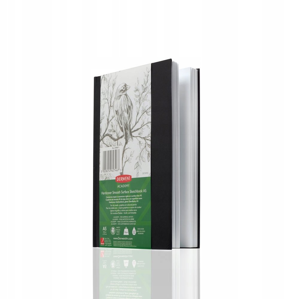 Derwent Academy A5 Hardcover Sketchbook - 128 Sheets 135gsm Paper, Perforated, For Drawing & Sketching - View #13