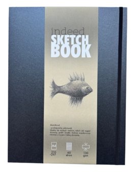 Szkicownik Indeed Sketch Notebook A4 czarny - Antra