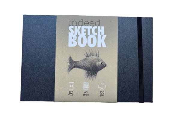 Szkicownik Indeed Sketch Notebook B6 czarny - Antra | Sklep EMPIK.COM