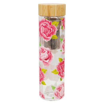 Szklana Butelka Na Wodę Szklana, Hello Spring, Kwiaty, 480 ml - Empik