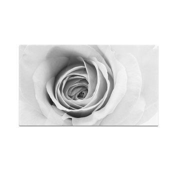 Szklana deska do krojenia HOMEPRINT Czarno-biała róża 60x52 cm - HOMEPRINT