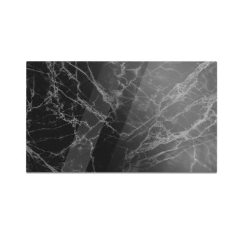 Szklana deska do krojenia HOMEPRINT Czarny marmur 60x52 cm - HOMEPRINT