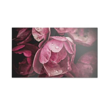 Szklana deska do krojenia HOMEPRINT Kwiaty piwonii 60x52 cm - HOMEPRINT