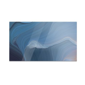 Szklana deska do krojenia HOMEPRINT Niebieskie rozmyte paski 60x52 cm - HOMEPRINT