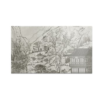 Szklana deska do krojenia HOMEPRINT Orientalny pejzaż 60x52 cm - HOMEPRINT