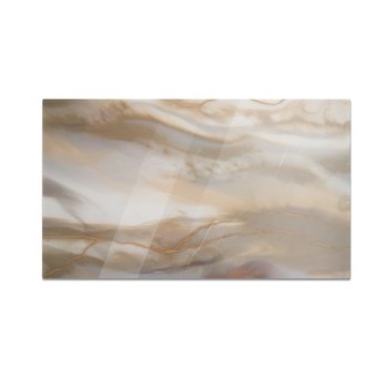 Szklana deska kuchenna HOMEPRINT Beżowy marmur 60x52 cm - HOMEPRINT