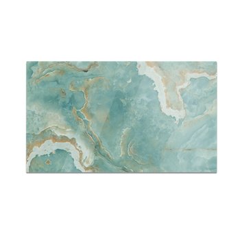 Szklana deska kuchenna HOMEPRINT Błękitny luksusowy marmur 60x52 cm - HOMEPRINT