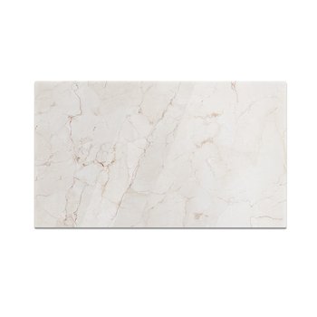 Szklana deska kuchenna HOMEPRINT Luksusowy biały marmur 60x52 cm - HOMEPRINT