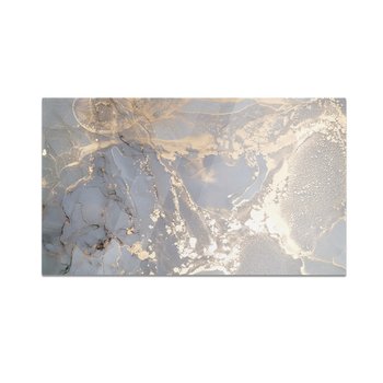Szklana deska kuchenna HOMEPRINT Piękny złoto biały marmur 60x52 cm - HOMEPRINT