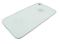 SZKLANA klapka Baterii do iPhone 4 4G BIAŁA