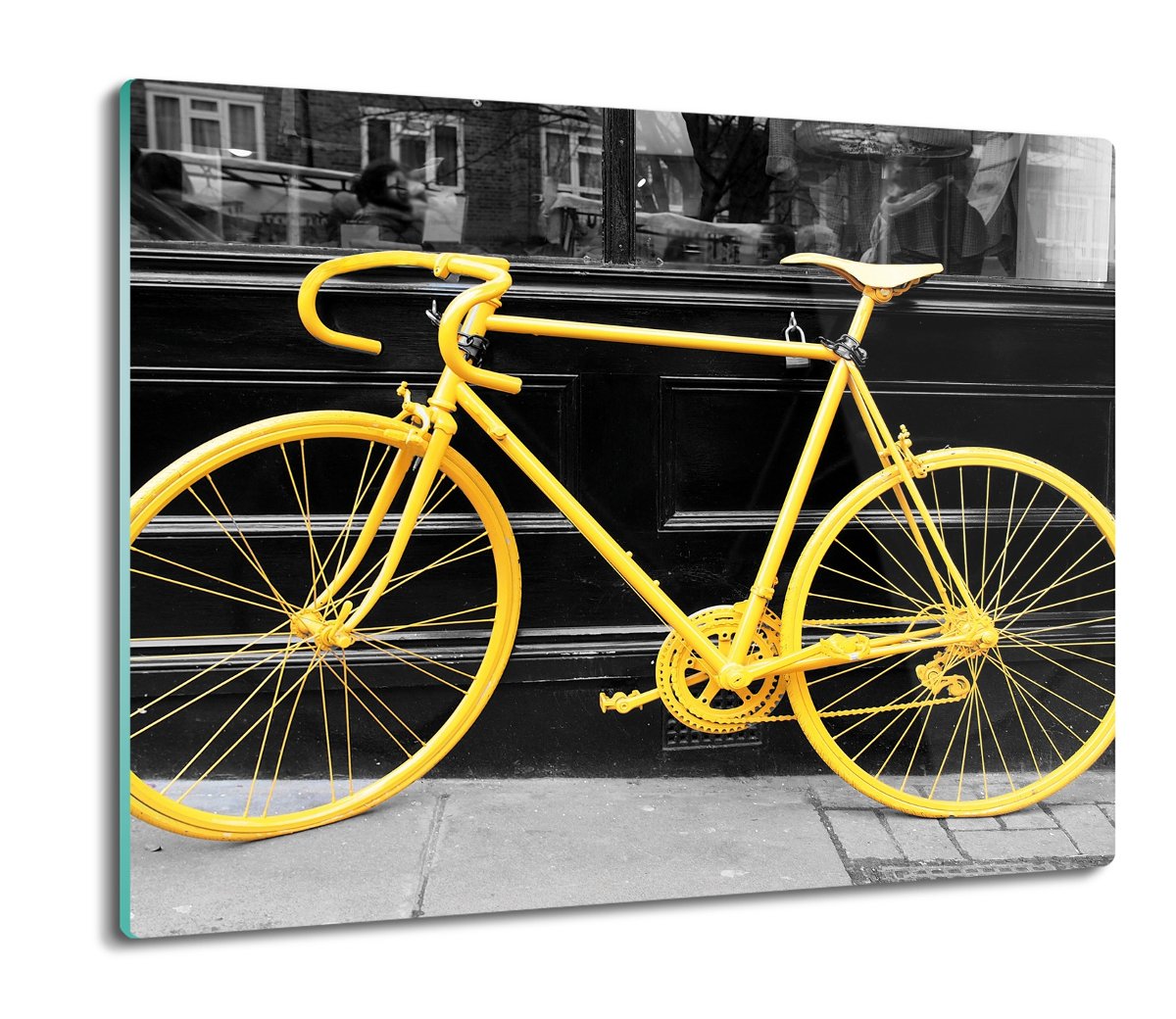szklana osłona kuchenna szklana Rower ulica 60x52, ArtprintCave