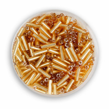 Szklane patyczki, topaz, 2,6 mm, 15 g