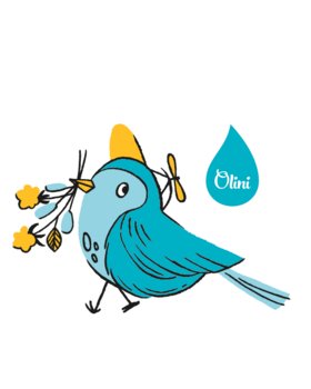 Szklaneczka z ptaszkiem Olini - Olini