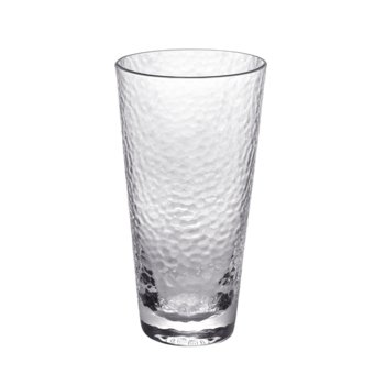 Szklanka duża Wilmax ze szkła dmuchanego Hammered 450 ml na napoje wodę sok - Wilmax England