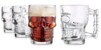 Szklanka KUFEL szklany pokal LUXITO CZASZKA 500 ml GRUBE SZKŁO LUXITO