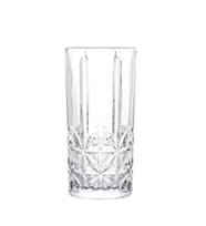 Szklanka Ozdobna Wysoka 14,7X7Cm 370Ml 6Szt.