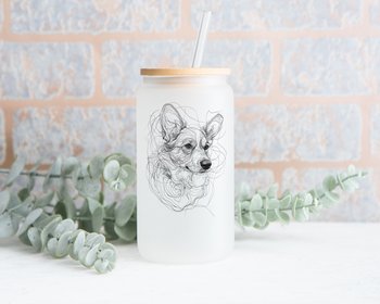 Szklanka z psem- Corgi - PetArtClub