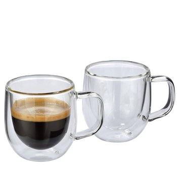 Szklanki Do Espresso, 2 Szt., Szkło Borokrzemowe, 0,08 L, Śred. 6 X 6,5 Cm - Cilio
