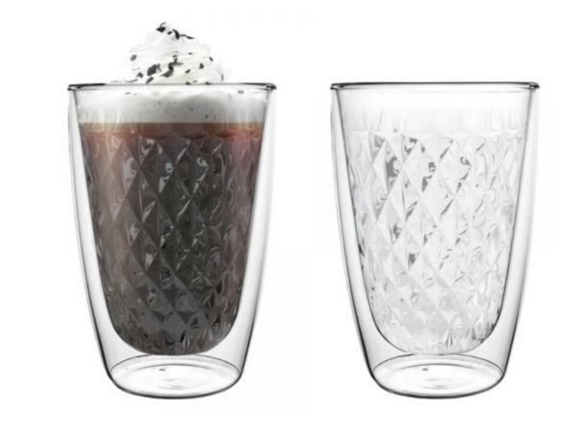 Szklanki do kawy i herbaty EzyStyle 250 ml 2 szt.-Zdjęcie-0