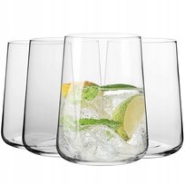 Szklanki do napojów INFINITY 490 ml KROSNO 4szt duże nowoczesne do wody soku drinków