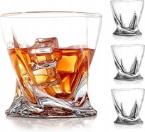Szklanki do whisky drinków grube dno LUXITO Crystal 320ml 6szt PREZENT LUXITO