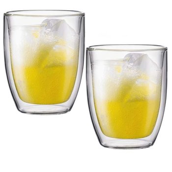 Szklanki termiczne 2 szt Bistro Bodum 450ml przezroczyste - Bodum