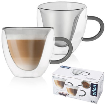 Szklanki termiczne z podwójną ścianką do kawy i herbaty DOUBLE 280 ml 2 szt. - Orion