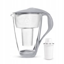Szklany dzbanek filtrujący Dafi CRYSTAL 2l szary