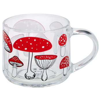 Szklany Kubek, Hello Autumn, Grzybki, 360 ml - Empik