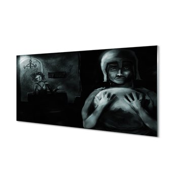 Szklany obraz TULUP grafika Postacie mroczne, 100x50 cm cm - Tulup