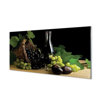 Szklany panel Kosz liście winogrono wino 120x60 cm - Tulup