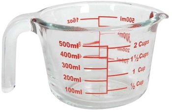 Szklany Pojemnik MIARKA 500 ml - MPLCo