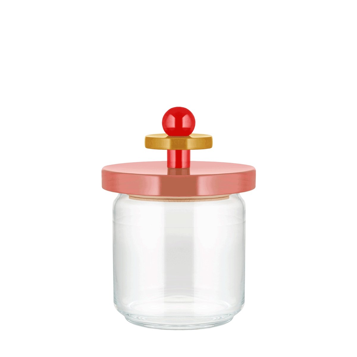 Alessi Różowy Szklany Słoik 0,75 L -