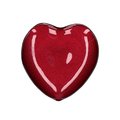 Szklany talerz w kształcie serca Neimieipensieri - Czerwony, 14 cm - Rituali Domestici