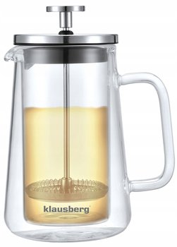 Szklany Zaparzacz Tłokowy Do Herbaty Ziół Kawy French Press 350Ml 7684 - Klausberg