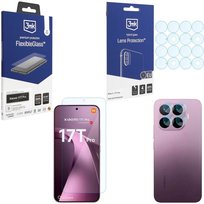 SZKŁO 3mk Flexible Glass + 4x SZKŁO na Aparat do Xiaomi 17T Pro 3MK