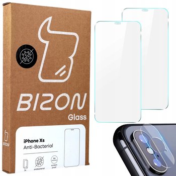 Szkło Antybakteryjne Bizon Do Iphone Xs + Obiektyw - Bizon