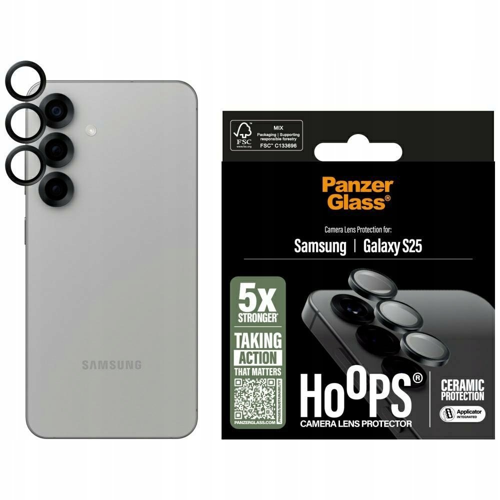 Inny producent Szkło ceramiczne na obiektyw PanzerGlass Hoops Lens Protector do Samsung G