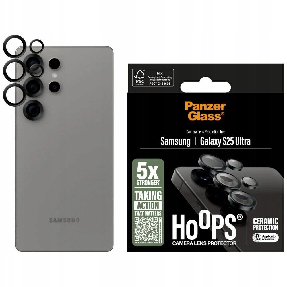 Inny producent Szkło Ceramiczne Na Obiektyw Panzerglass Hoops Lens Protector Do Samsung Ga