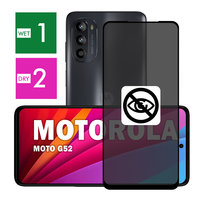 SZKŁO DO MOTOROLA MOTO G52 PRYWATYZUJĄCE ANTYSZPIEGOWSKIE CAŁY EKRAN 5D