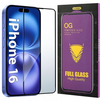 Szkło HARTOWANE 5D do iPhone 16 OG PREMIUM CAŁY EKRAN PEŁNE - Krainagsm