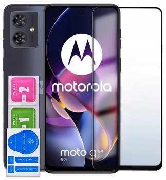SZKŁO HARTOWANE 5D do Motorola Moto G54 5G|Power Edition NA CAŁY EKRAN 9H - Krainagsm